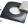 Cache vis Design béton, béton liner et coque Anthracite