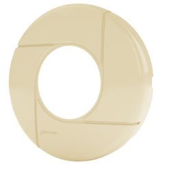 Enjoliveur prise balai rond - sable   Pour projecteur tubulaire