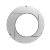 Couronne ASA gris clair pour PROJECTEUR PLAT LEDINPOOL