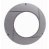 Couronne ASA gris foncé pour PROJECTEUR PLAT LEDINPOOL