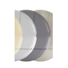 Enjoliveur prise balai rond - gris moyen   Pour projecteur tubulaire