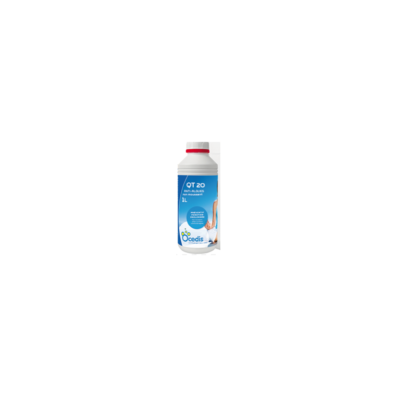Anti-algues liquide non moussant QT20 - 1L
