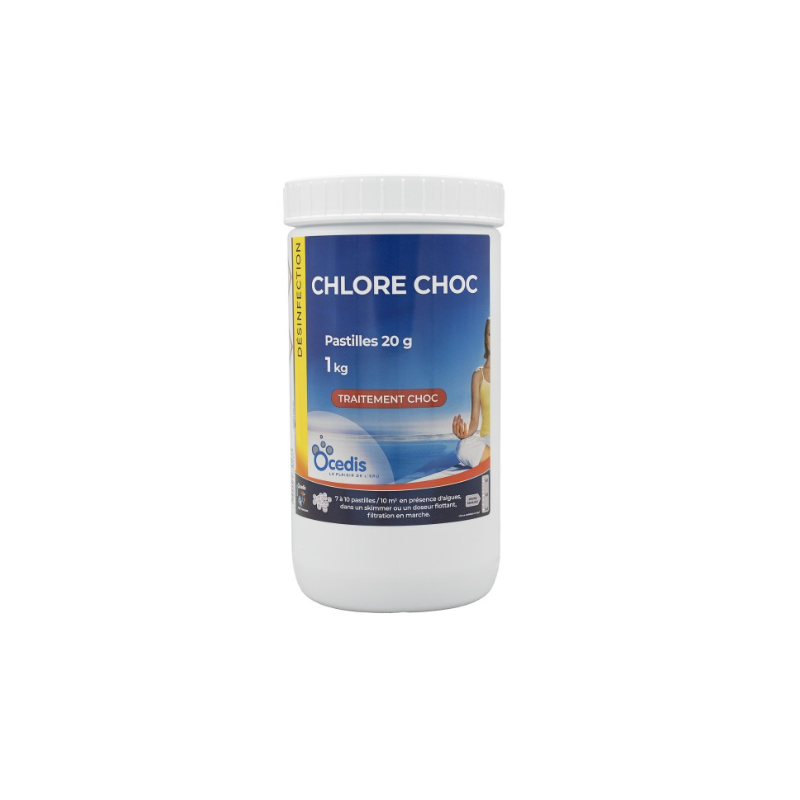 Chlore choc - Galet 20g