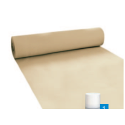 Feutre polypropylène calandré et thermofixé - 270gr/m² - Beige - 1.5x50m (75M2)