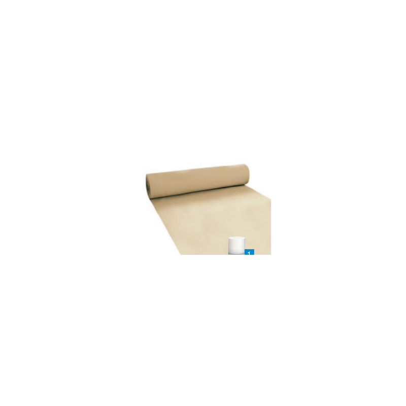 Feutre polypropylène calandré et thermofixé - 270gr/m² - Beige - 1.5x50m (75M2)