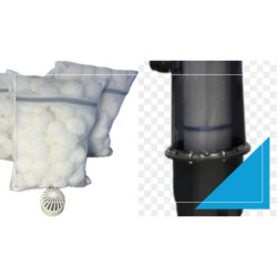 EASYBALLES COMPATIBLE WELTICO 6 CLONE C5   1 crépine + 3 sacs de balles filtrantes N°1