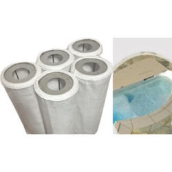 CARTOUCHE COMPLÈTE COMPATIBLE WATERAIR ESCATOP ,ESCAWAT