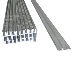 RAILS HUNG PVC    Horizontal 2M H46mm