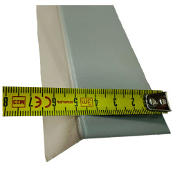 PROFILE COLAMINE PVC/METAL ANGLE  90°    50X50X200MM BOITE DE 10