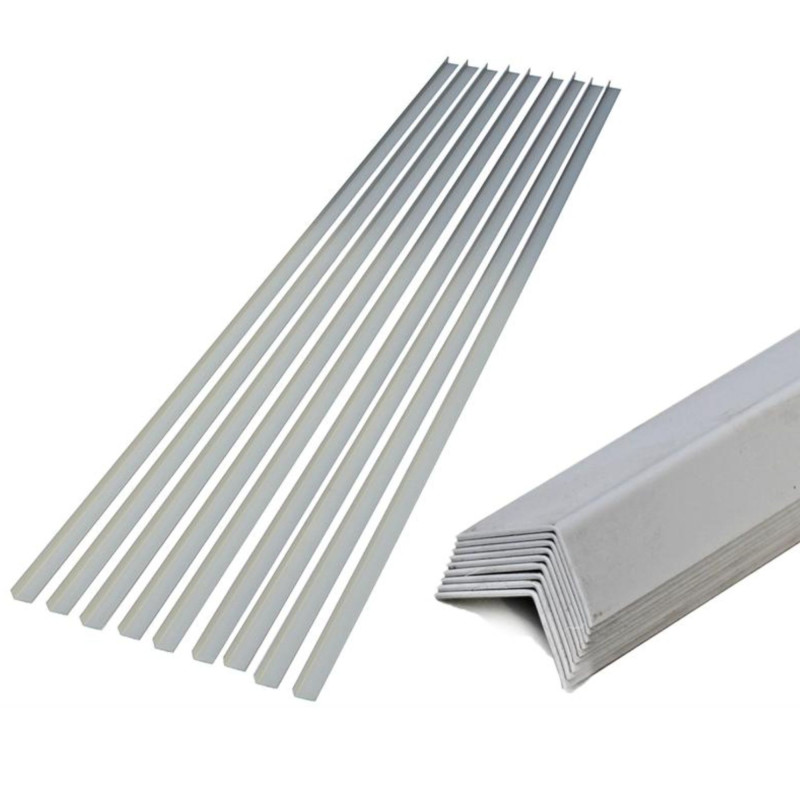 PROFILE COLAMINE PVC/METAL ANGLE  90°    50X50X200MM BOITE DE 10